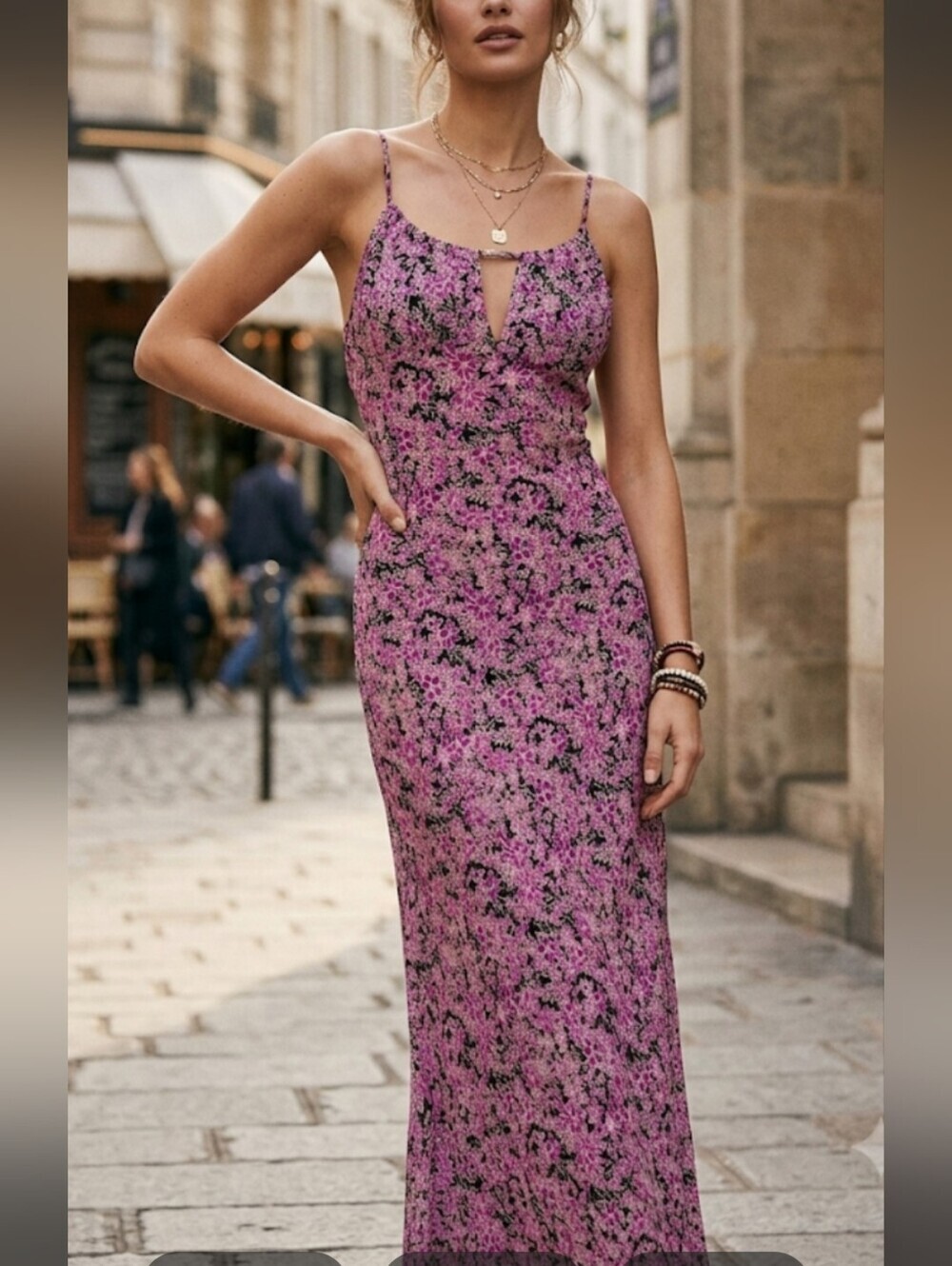 Free People Floral Maxi Dress
Size S.